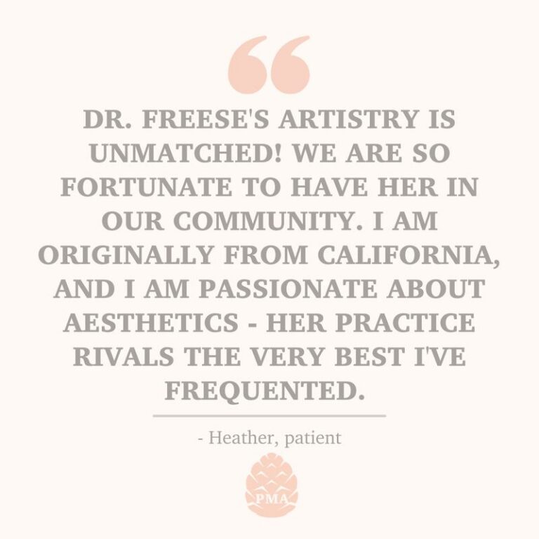 Patient review graphic for Penobscot Medical Aesthetics