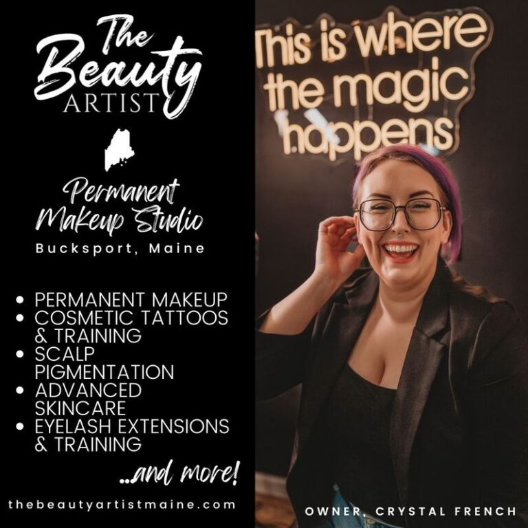 Services graphic for The Beauty Artist permanent makeup studio in Bucksport, Maine